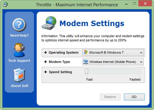 [Tool] Throttle 6.12.17.2012 Final Patch - Tự cấu hình Modem, USB 3G tăng tốc tối ưu duyệt Web Thr0