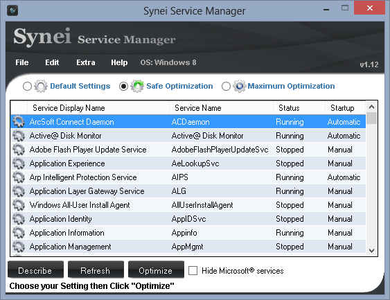 كيفية تسريع الويندوز عن طريق ايقاف الخدمات الغير مهمة  Synei-services-managers
