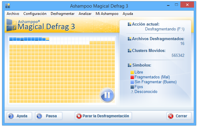  Ashampoo Magical Defrag 3 Free عرض  Captura