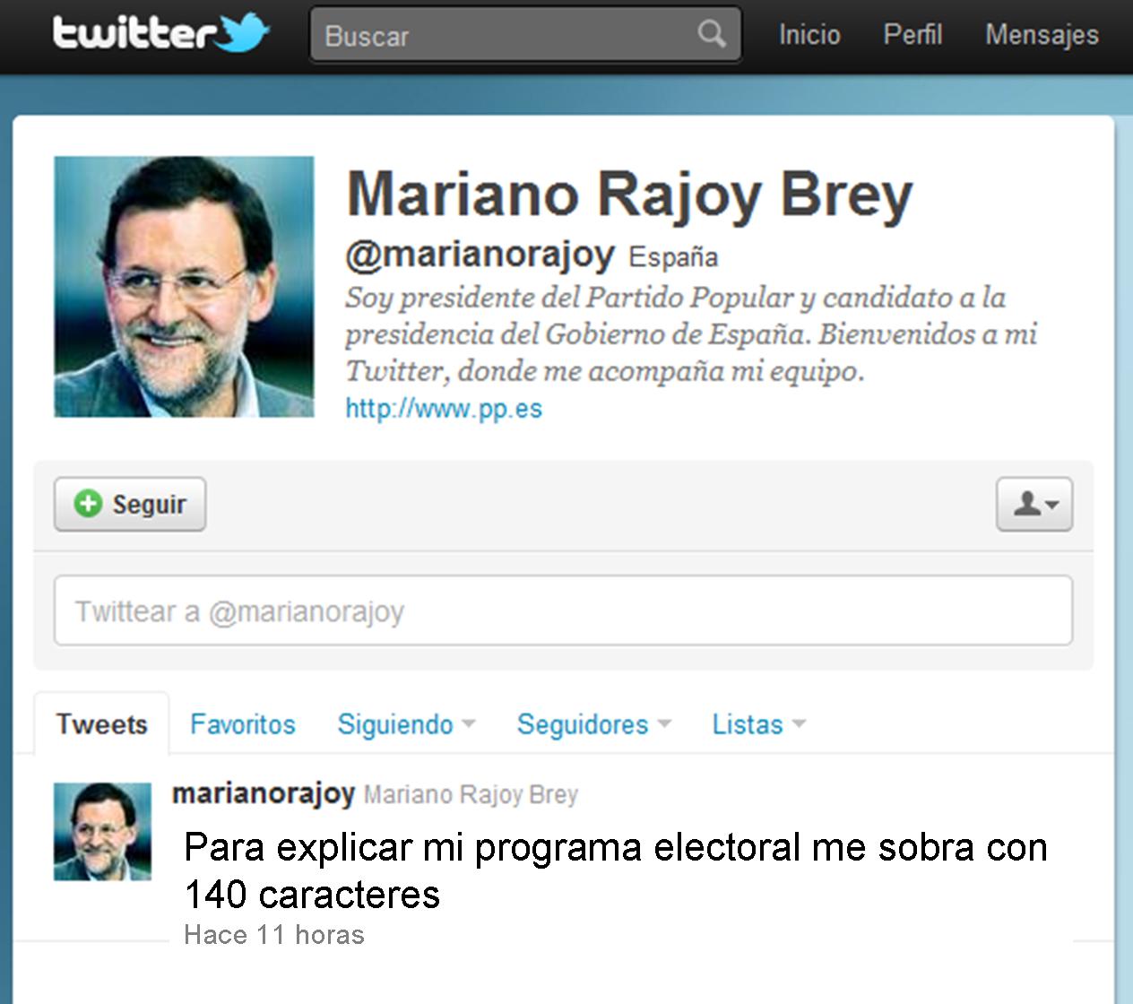 NOTICIAS QUE NO SON DEL MUNDO TODAY PERO MERECERIAN SERLO - Página 8 Rajoy%2Btwitter