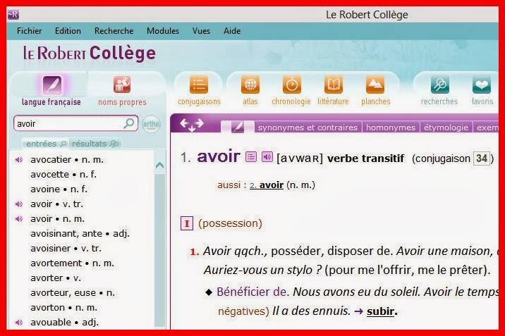 le Robert College ناطق قاموس فرنسي Bvyy