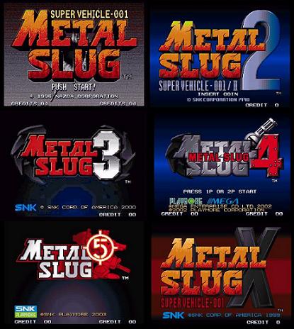 جميع العاب  Metal Slug  Metalslugseries