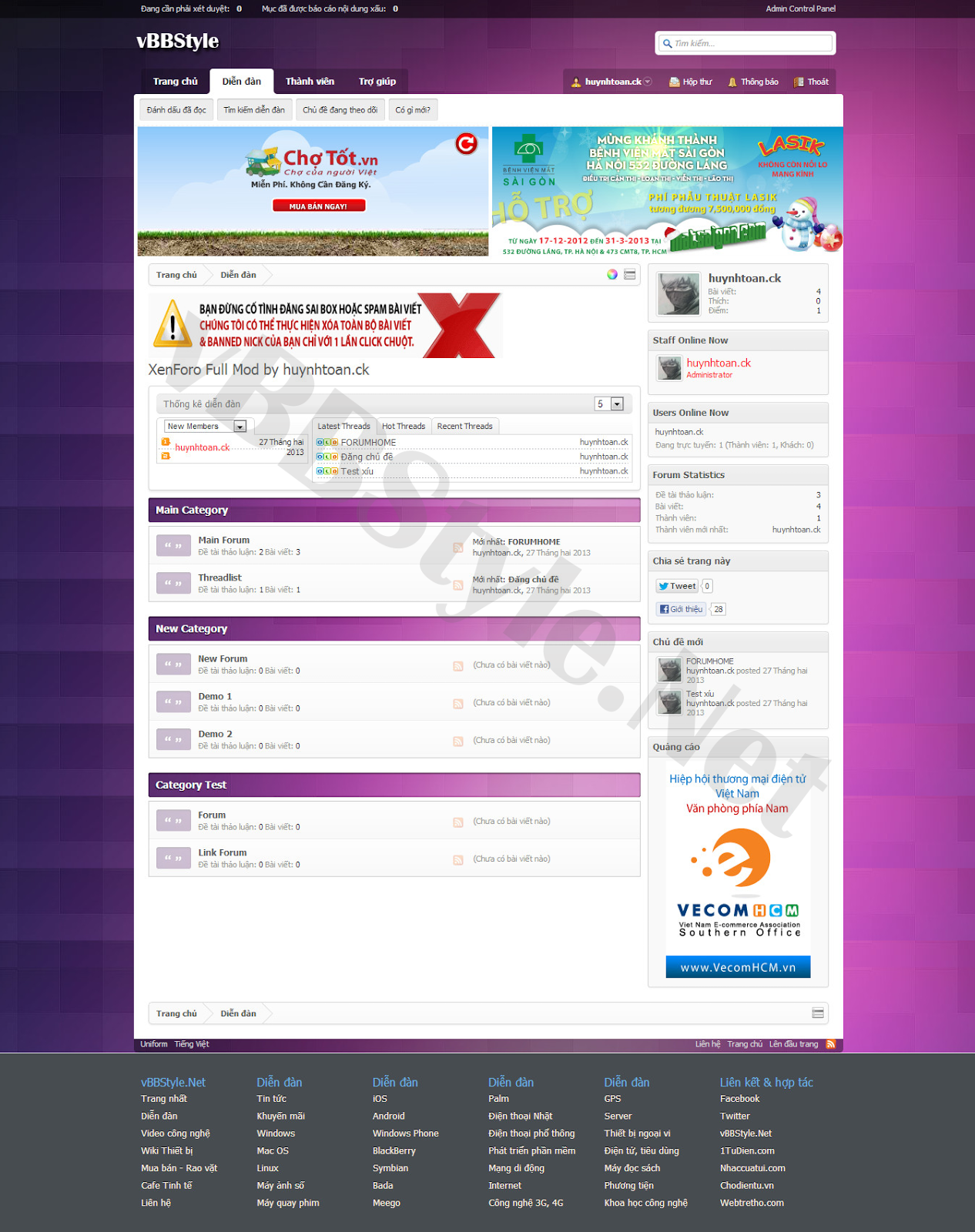 HOT 2013 Source Xenforo Full Mod by huynhtoan.ck - vBBStyle.Net  2013-03-31_124253