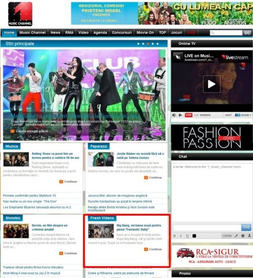 [Pic] "Fantastic Baby" apareció en el sitio Music Channel de Rumanía  Tumblr_m0xnsaBj5k1qhlom5