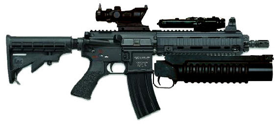 Armas Far Cry 3 Hk416withtrijiconadog5kz