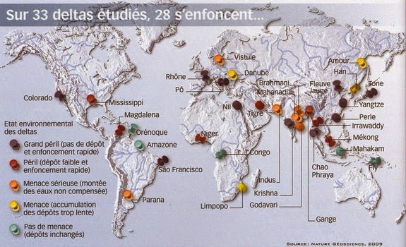 Réchauffement: Il y a urgence à protéger les deltas de la planète, exhortent les experts...  Deltas.enfoncent01