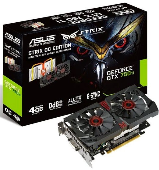 ASUS GeForce GTX 750 Ti Strix με 4GB μνήμη!  FREEGR