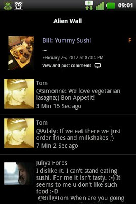 BTKApp UPDATE! Bill: yummy sushi   Tnkj