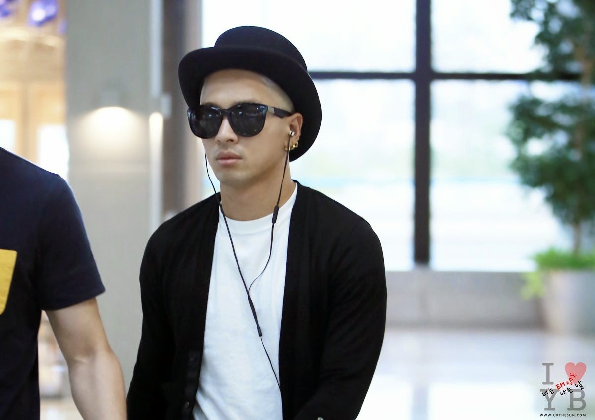 [20/07/14][Pho] Taeyang tại sân bay Gimpo đến Nhật Bản Taeyang_airport