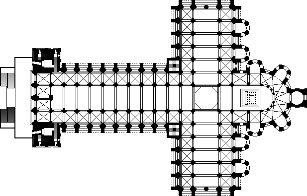 EL PLANO Santiago-Catedral-Planta