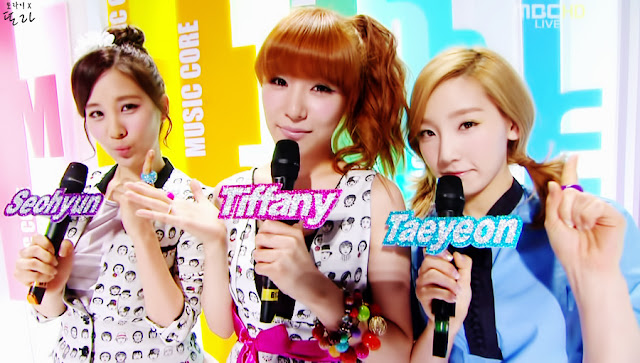 [PICS] Music Core @ TaeYeon, Tiffany, SeoHyun || 10.03.12  15