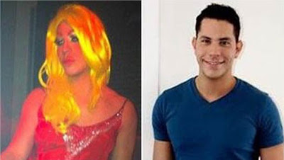 ¡Escándalo! Christian Chávez golpeó a su pareja por subir foto de él vestido de mujer TMZ-635
