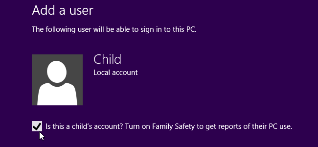 Giám sát và kiểm soát việc sử dụng máy tính của trẻ em trên Windows 8 M4