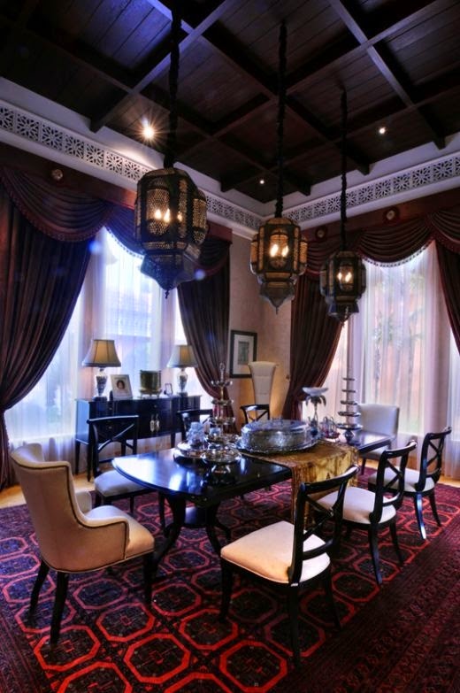 تصميمات رائعه لغرف المعيشه المغربيه  Exquisite-moroccan-dining-room-designs-5