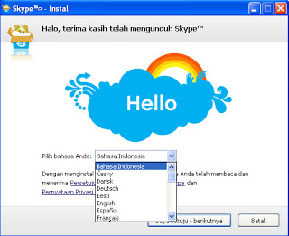 Mengulas 1 buah software Terbaru,  Skype-6