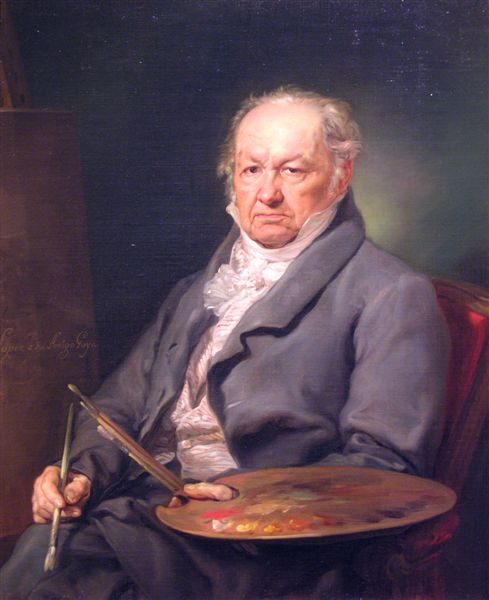 Francisco Goya. Pintor y grabador español. El_pintor_Fransco_de_Goya-Vicente_Lopez_Portaa_1