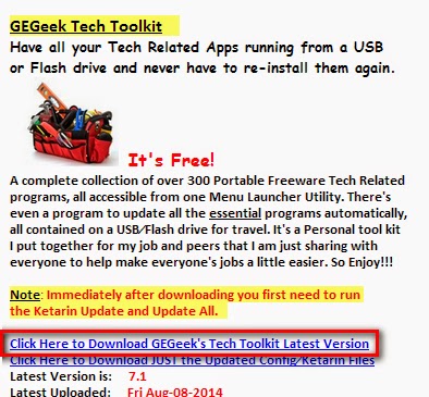  تحميل حزمة برامج | تحميل اكثر من 300 برنامج | GEGeek Tech Toolkit 2014-08-13_201603