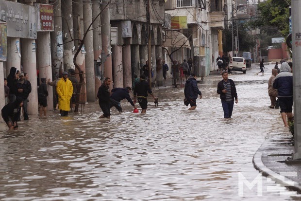 Palestine: L'UNRWA (ONU ) est très préoccupé par les inondations qui touchent la ville de Gaza Gaza