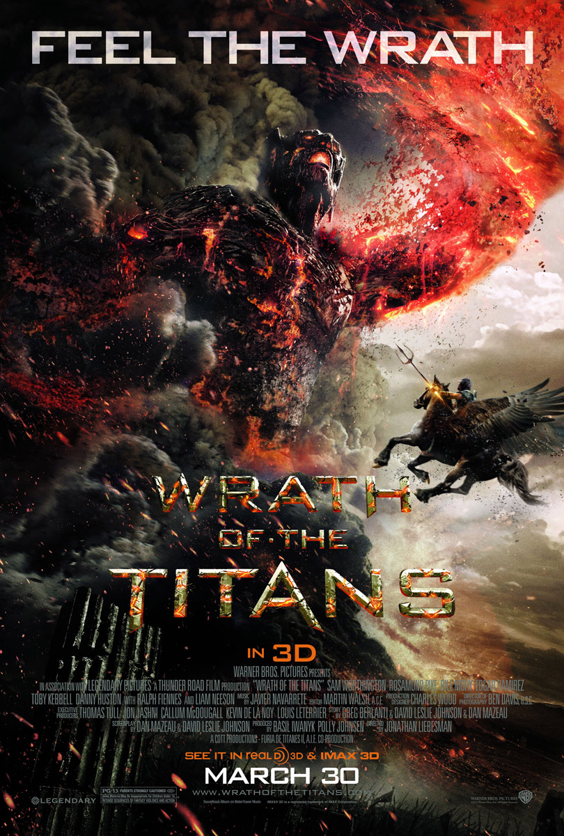 Clash of the Titans (2010) Wrath of the Titans (2012) 诸神之战系列 Wrath-of-the-Titans-poster