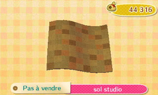 Sarah et ses murs/tapis ACNL Studio2