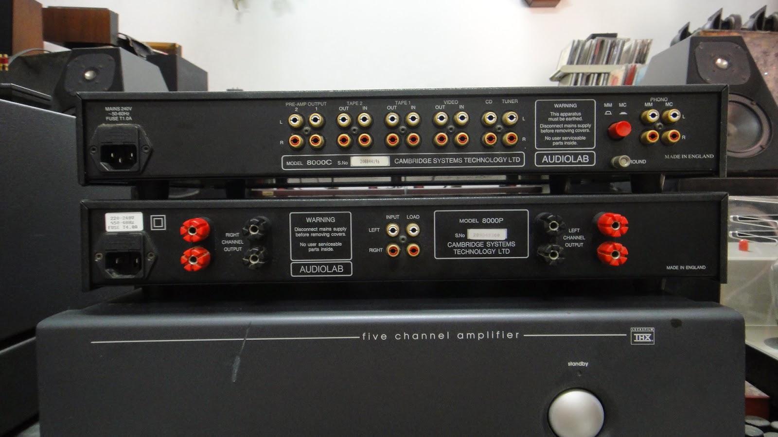 Audiolab 8000c mkII preamplifier & 8000p mkII power amplifier (Used)SOLD DSC04278