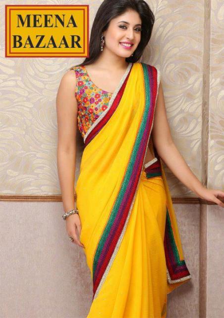 صور بطلة مسلسل سجين الحب kritika kamra  تعرض تشكيلة ملابس Meena Bazaar  Meena-Bazar-Saree-Collection-2012