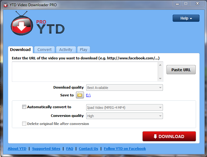 برنامج تحميل الفيديو بسرعة مضاعفة YTD Video Downloader Pro v3.9.6 كامل Cn