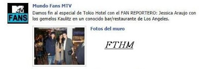 Mondo Fans MTV Facebook - Speciale sui Tokio Hotel per tutto questo Sabato! Fin