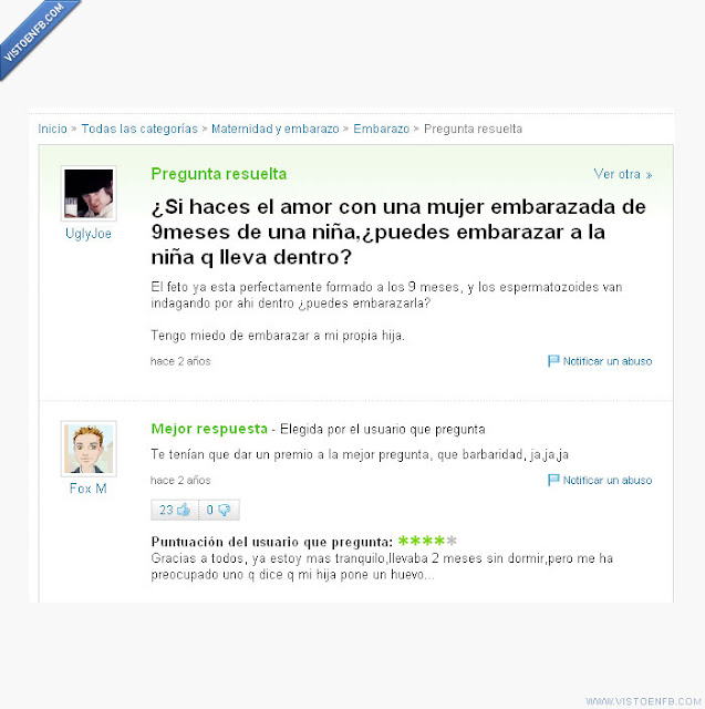 22 preguntas absurdas de yahoo respuestas ( Imagenes ) VEF_76493_yahoo_respuestas_tengo_miedo_de_embarazar_a_mi_propia_hija