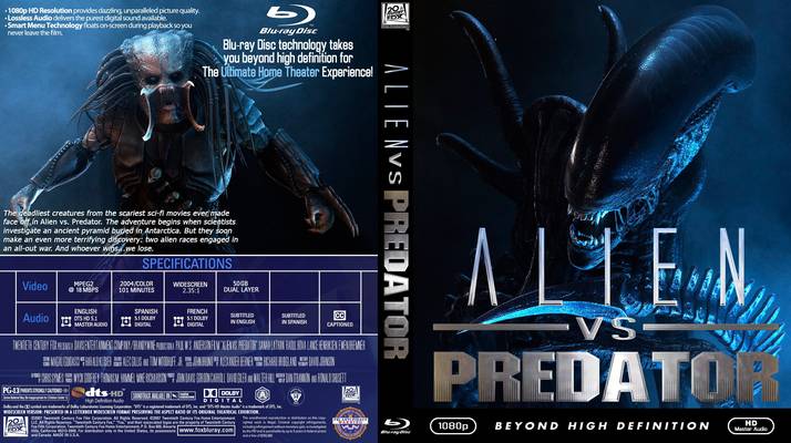 Aliens vs Predator Duology (2004) & Requiem (2007) BRRip 500mb Alienvspre