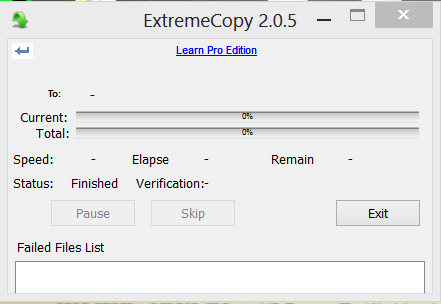 [فضل 5 برامج لتسريع نقل الملفات بسرعة هائلة] ExtremeCopy