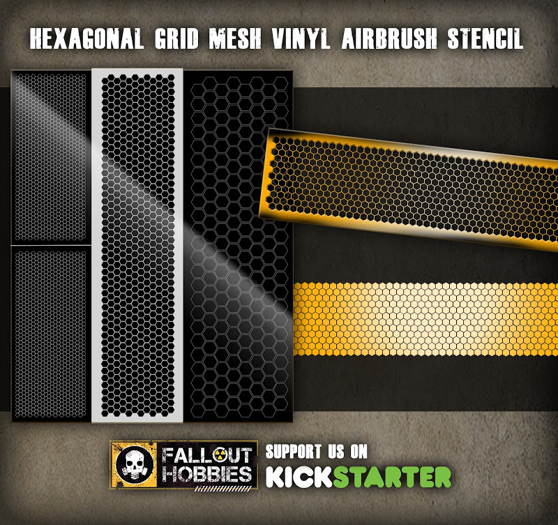 Fallout Hobbies Custom Decals Shop Kickstarter Product%2BShot-Vinyl%2BHex%2BGrid