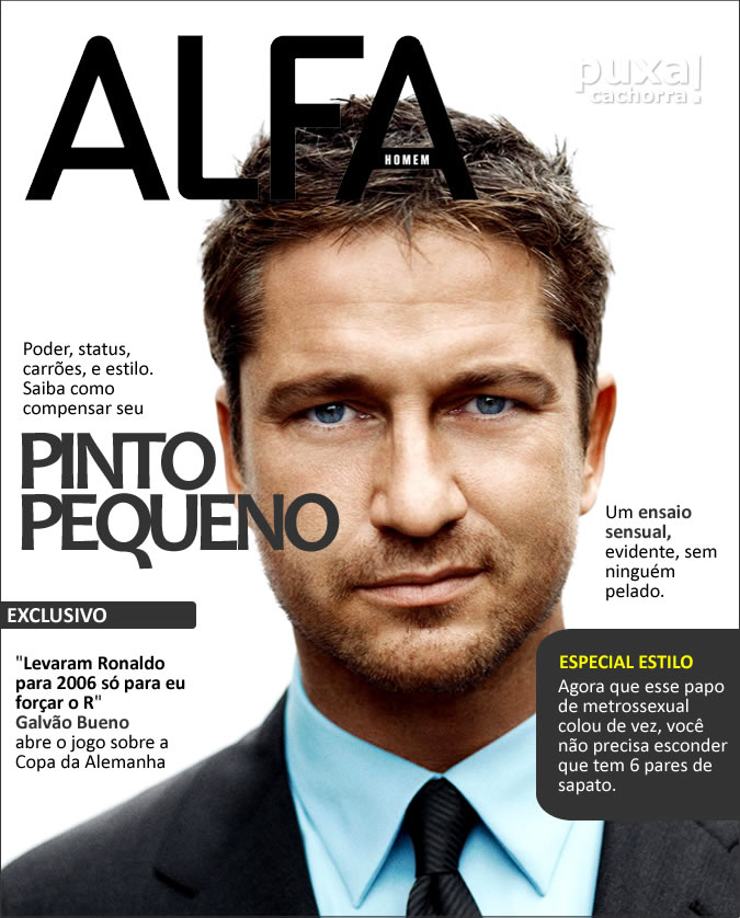 Revistas com capas realistas Alfa_sincera