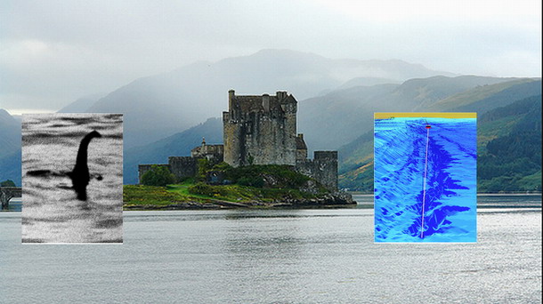 Un pescador retirado descubre una grieta enorme en el lago Ness Ness1