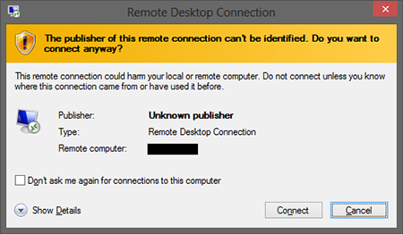 Bypassing Windows Remote Desktop Credentials 9