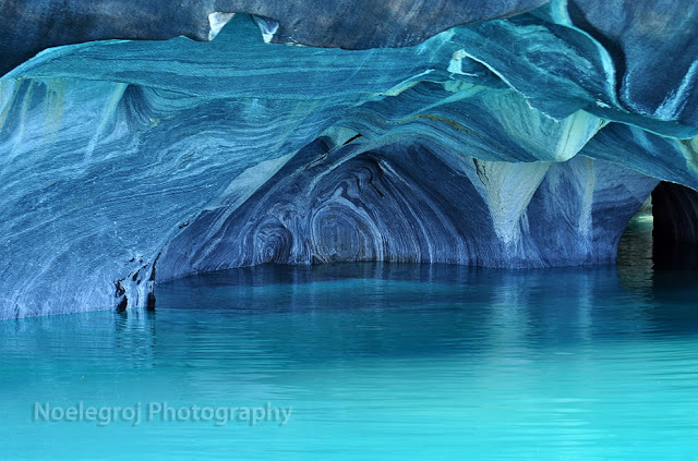 كهوف الرخام الرائعه في تشيلي  Beautiful-blue-Marble-Cathedral