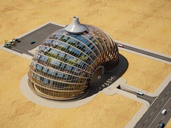 الفندق التابوتي أو الصدفي في الصين مثال على التصميم المبهر والهندسة الرائعة Ark-hotel-China-600x450