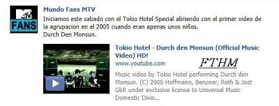 Mondo Fans MTV Facebook - Speciale sui Tokio Hotel per tutto questo Sabato! Especialmtv