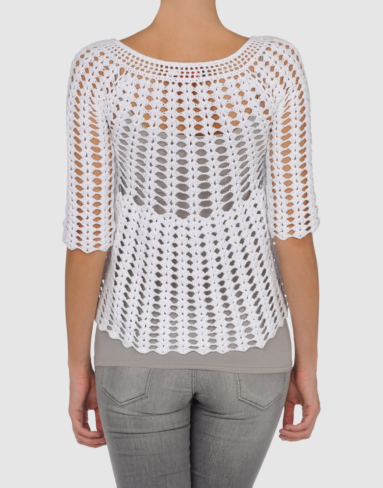 Mirad que blusa tan preciosa!!! Crochetemodax396