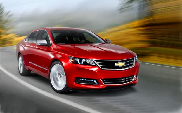 سيارة شيفروليه امبالا 2014 Chevrolet Impala 2014-Chevrolet-Impala-front-three-quarter-in-motion