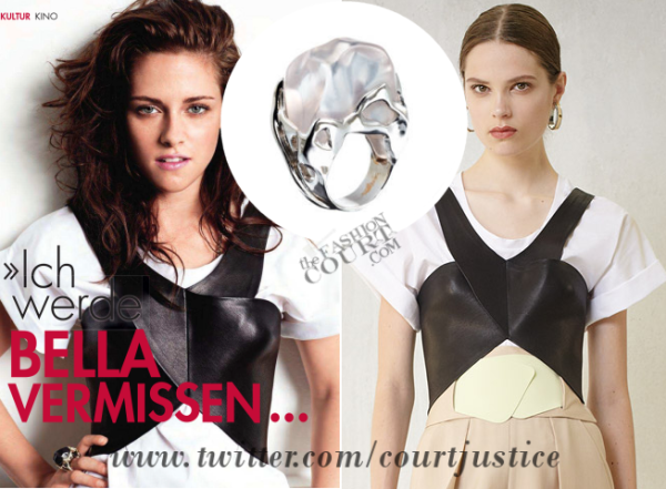 Vestuario de Kristen en la edición de Woman Magazine (Alemania) 663927107