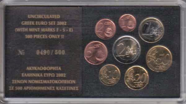 Cartera Grecia con moneda Española 4