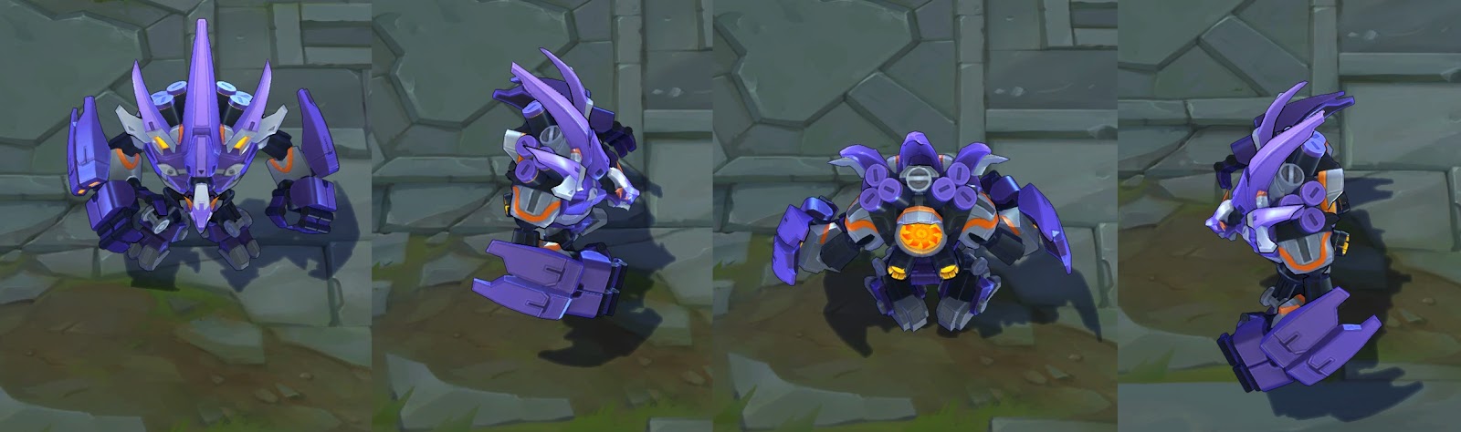 Skins Aatrox y Malphite Metalizados Y Ward Metal Malphiteturn