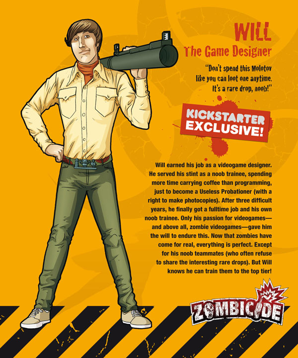 Zombicide personajes WILL