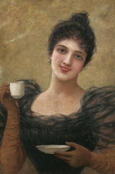 EMILE EISMAN-SEMENOWSKY 1857-1911 Eisman-Semenowsky_Dame_mit_Kaffeetasse