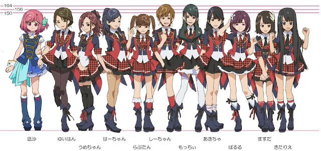 Novos personagem em AKB0048 + NO NAME  0048