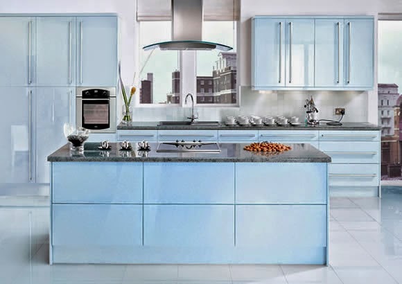 مطابخ ايطالية غاية في الروعة والجمال. Blue-modular-kitchen-decor