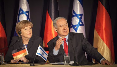 Diplomática israelí admite en Berlín que existe interés en mantener la culpablidad alemana por el Holocausto porque ayuda a Israel  1917387047%2BGerman%2BChancellor%2BAngela%2BMerkel%2Band%2BPrime%2BMinister%2BBenjamin%2BNetanyahu%252C%2BFebruary%2B25%252C%2B2014
