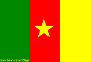 நாடுகளும் அதன் கொடிகளும் - C வரிசை  Cameroon_flag