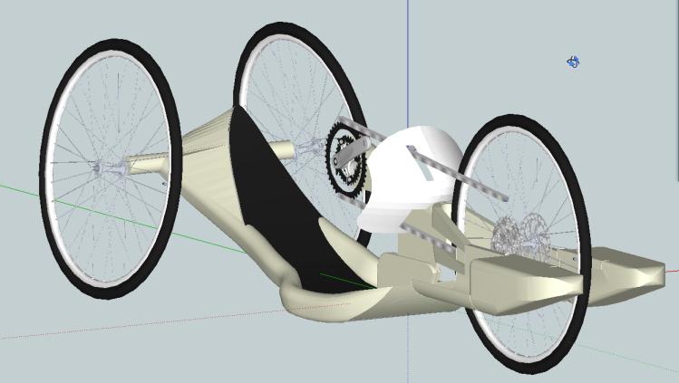 Prototype handbike September3WheelEdition